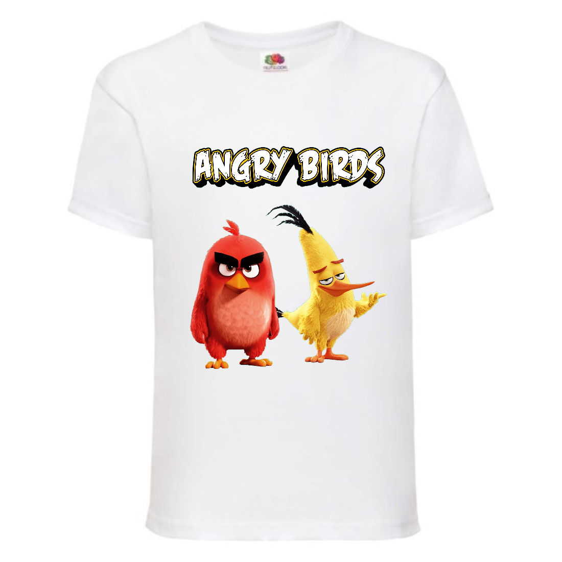

Футболка детская Энгри Бердс (Angry Birds) белая (AB-red&chak-4-white) 128 см