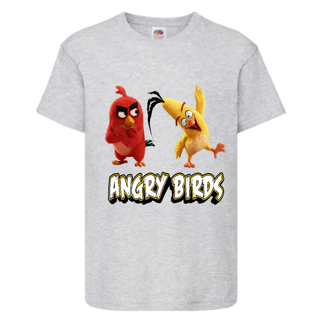 

Футболка детская Энгри Бердс (Angry Birds) серая (AB-red&chak-3-gray) 152 см