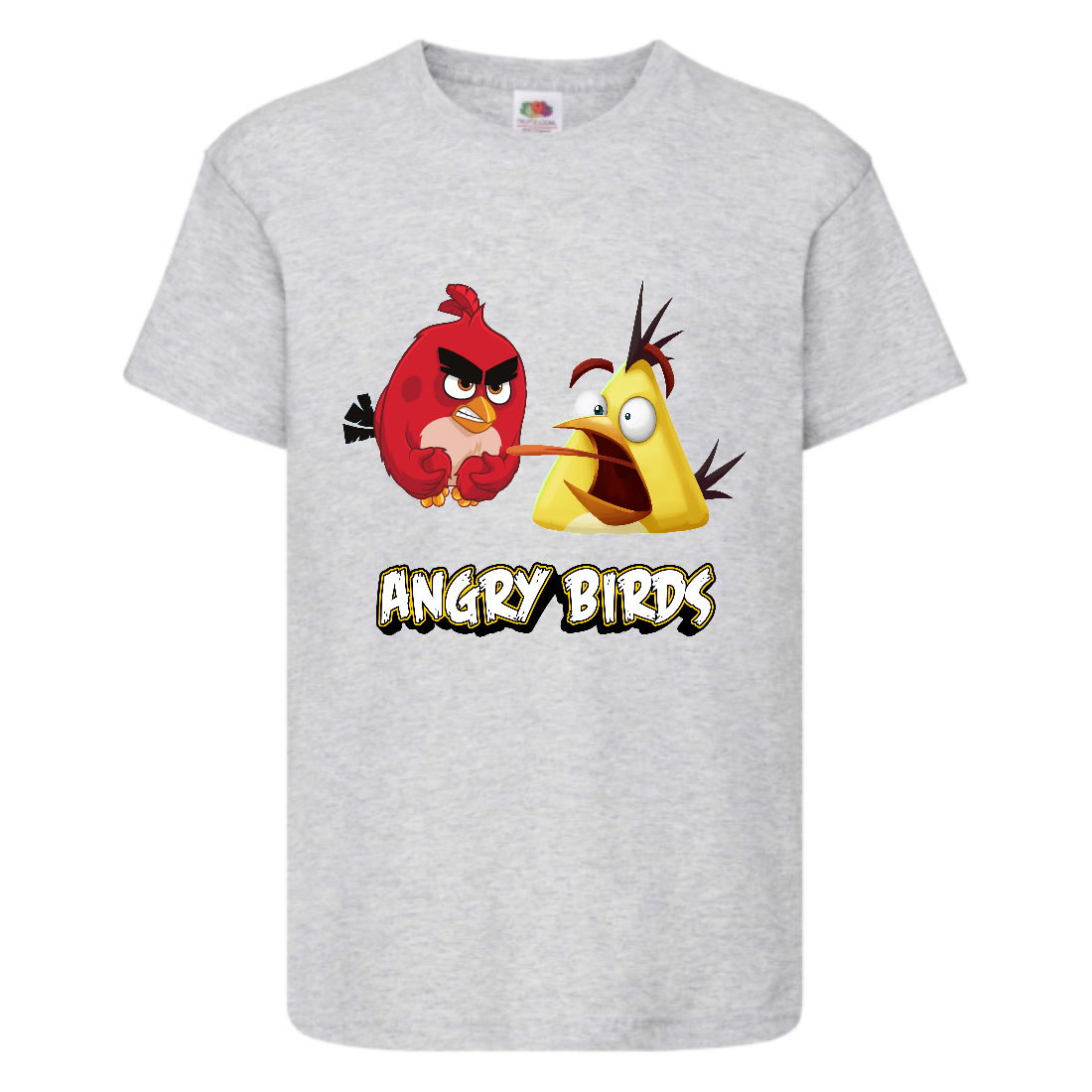 

Футболка детская Энгри Бердс (Angry Birds) серая (AB-red&chak-gray) 128 см