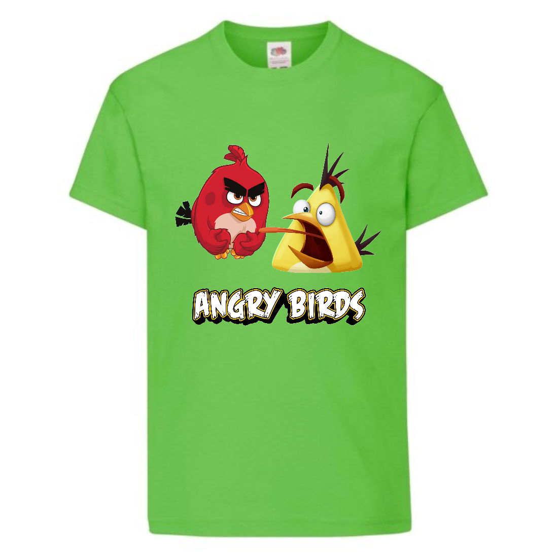 

Футболка детская Энгри Бердс (Angry Birds) светло-зеленая (AB-red&chak-green) 164 см