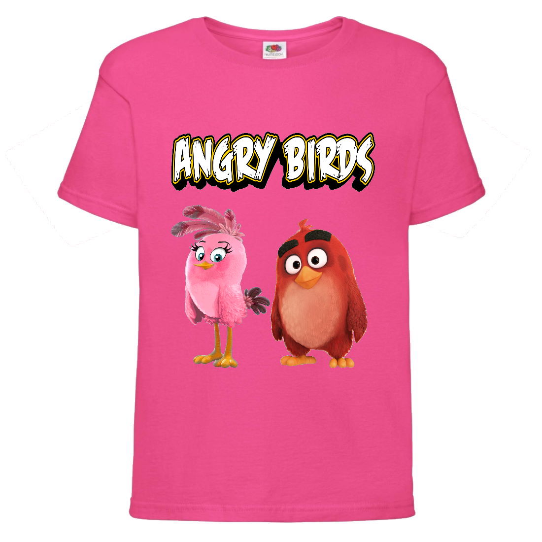 

Футболка детская Энгри Бердс (Angry Birds) розовая (AB-red&bird-pink) 116 см