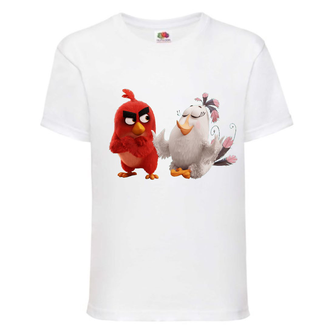 

Футболка детская Энгри Бердс (Angry Birds) белая (AB-red&matilda-white) 164 см