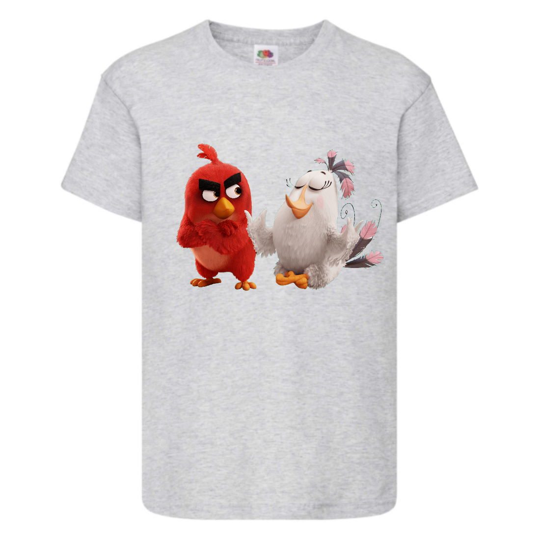 

Футболка детская Энгри Бердс (Angry Birds) серая (AB-red&matilda-gray) 104 см