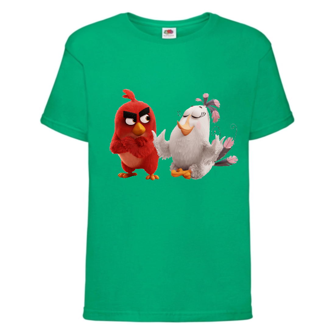 

Футболка детская Энгри Бердс (Angry Birds) зеленая (AB-red&matilda-green) 164 см