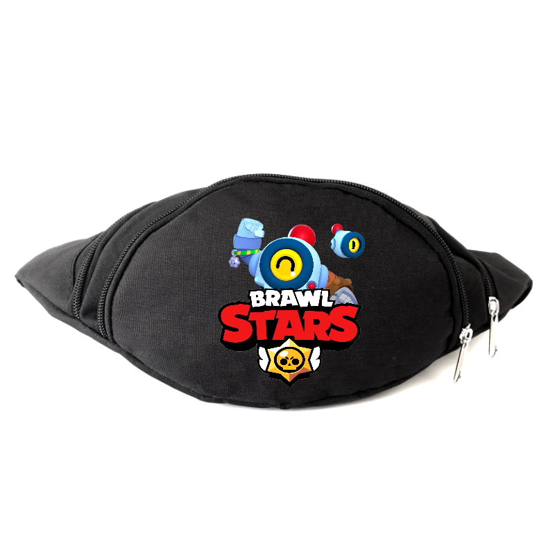 

Сумка Бананка на пояс Бравл Старс Brawl Stars Нани (BS-012) Cappuccino Toys черная