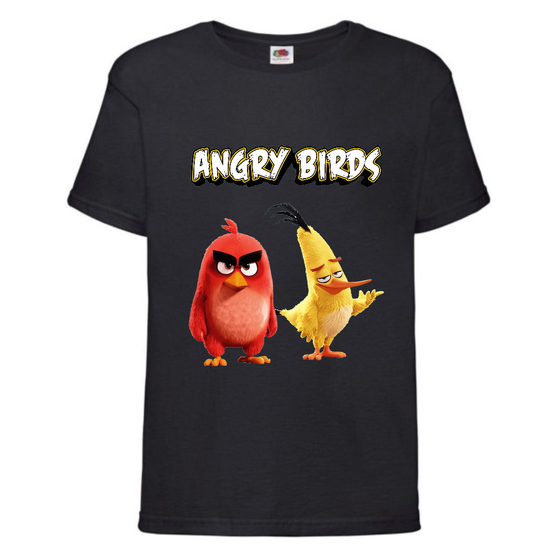 

Футболка детская Энгри Бердс (Angry Birds) черная (AB-red&chak-4-black) 116 см
