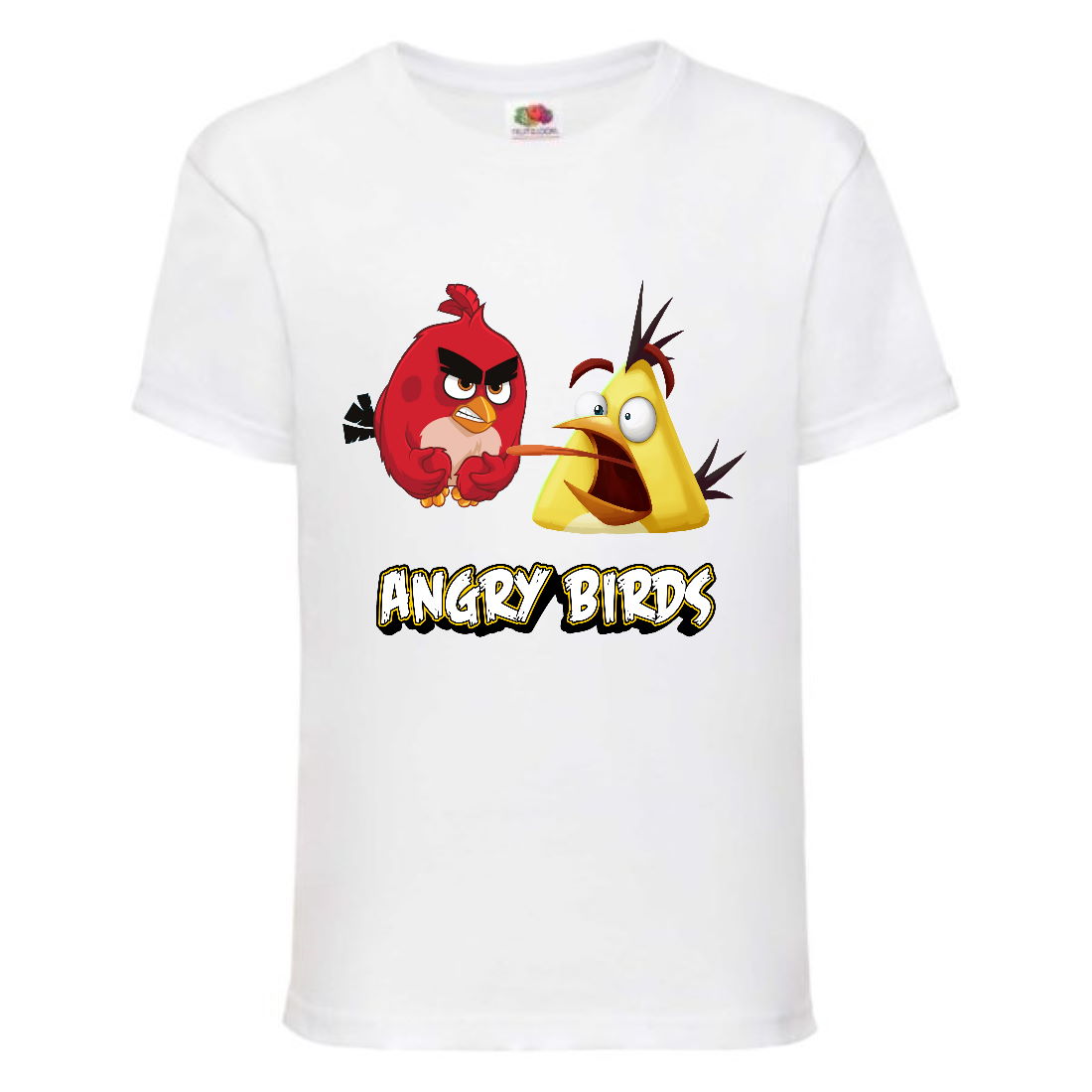 

Футболка детская Энгри Бердс (Angry Birds) белая (AB-red&chak-white) 152 см