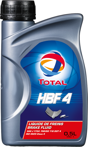 Тормозная жидкость HBF 4 (12B05L TOT C1) TOTAL DOT 4 500 мл – низкие ...