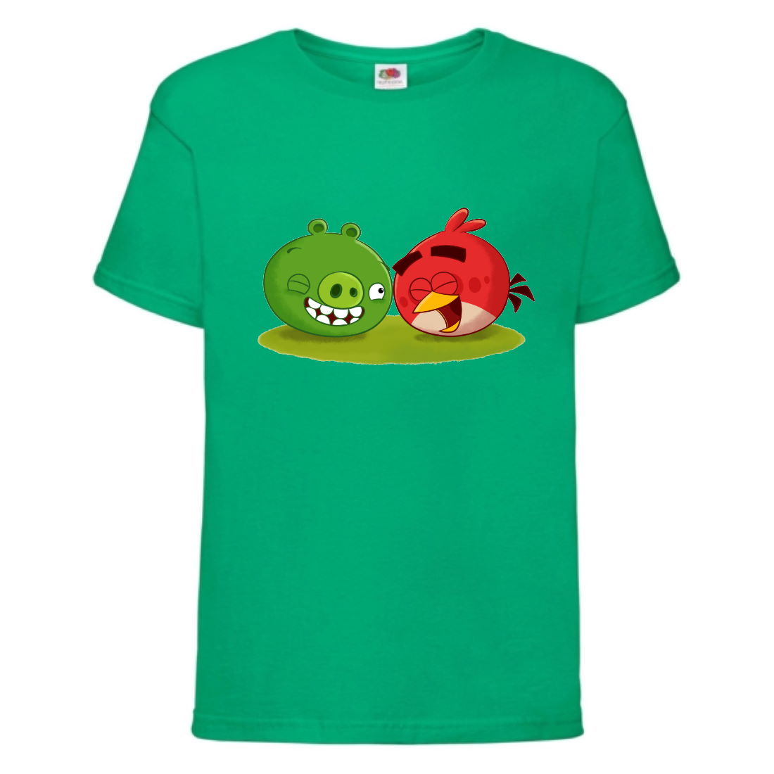 

Футболка детская Энгри Бердс (Angry Birds) зеленая (AB-red&svin-green) 164 см