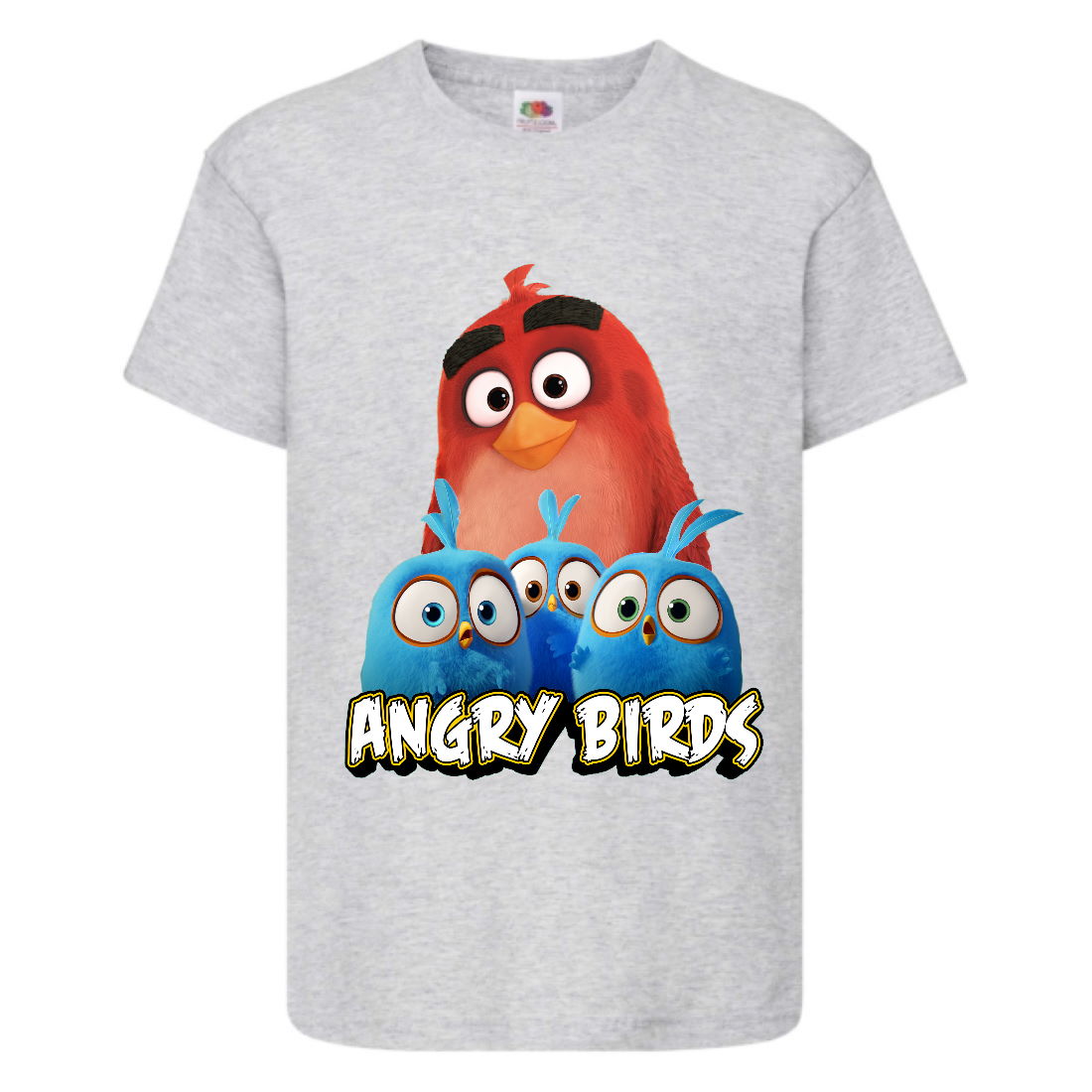 

Футболка детская Энгри Бердс (Angry Birds) серая (AB-red&chicks-gray) 104см