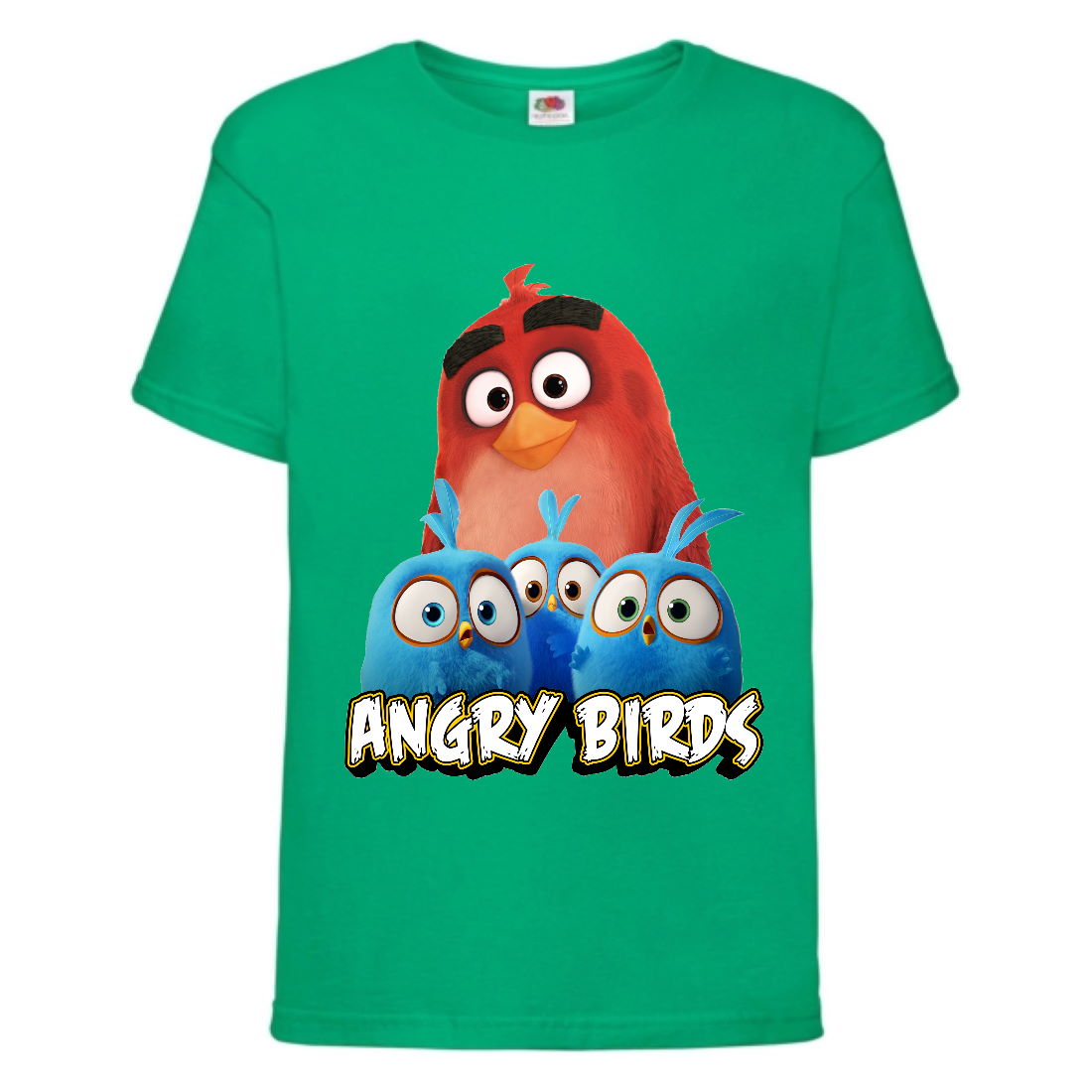 

Футболка детская Энгри Бердс (Angry Birds) зеленая (AB-red&chicks-green) 164 см