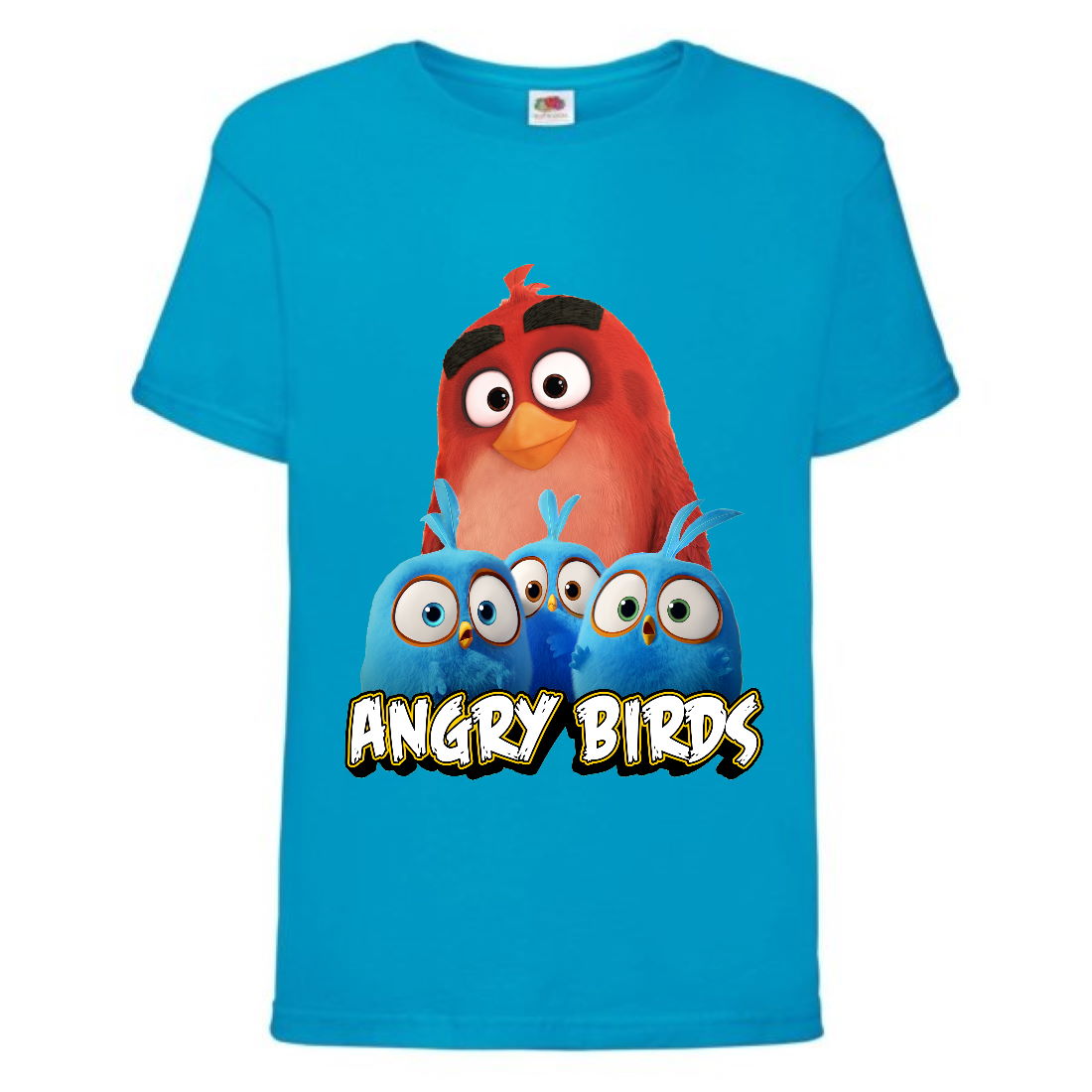 

Футболка детская Энгри Бердс (Angry Birds) голубая (AB-red&chicks-blue) 128 см