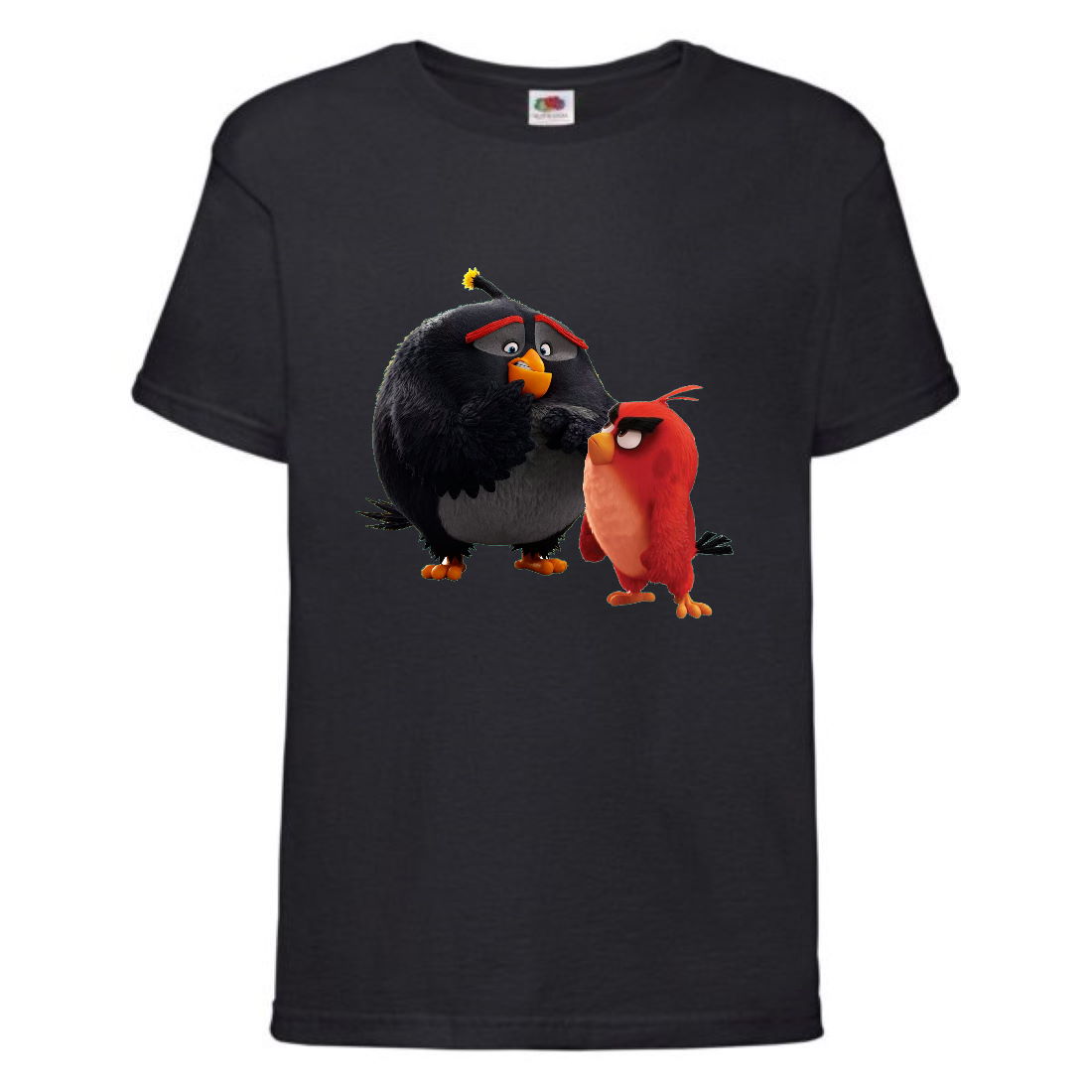 

Футболка детская Энгри Бердс (Angry Birds) черная (AB-red&bomb-black) 116 см
