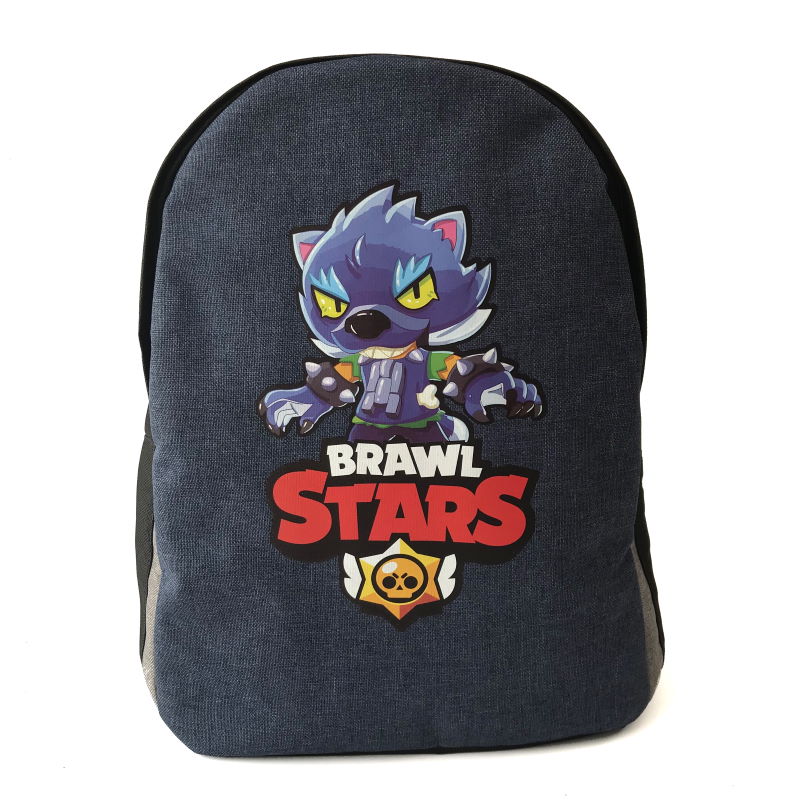 

Рюкзак Бравл Старс подростковый Cappuccino Toys Brawl Stars 1533-1 Леон Оборотень синий