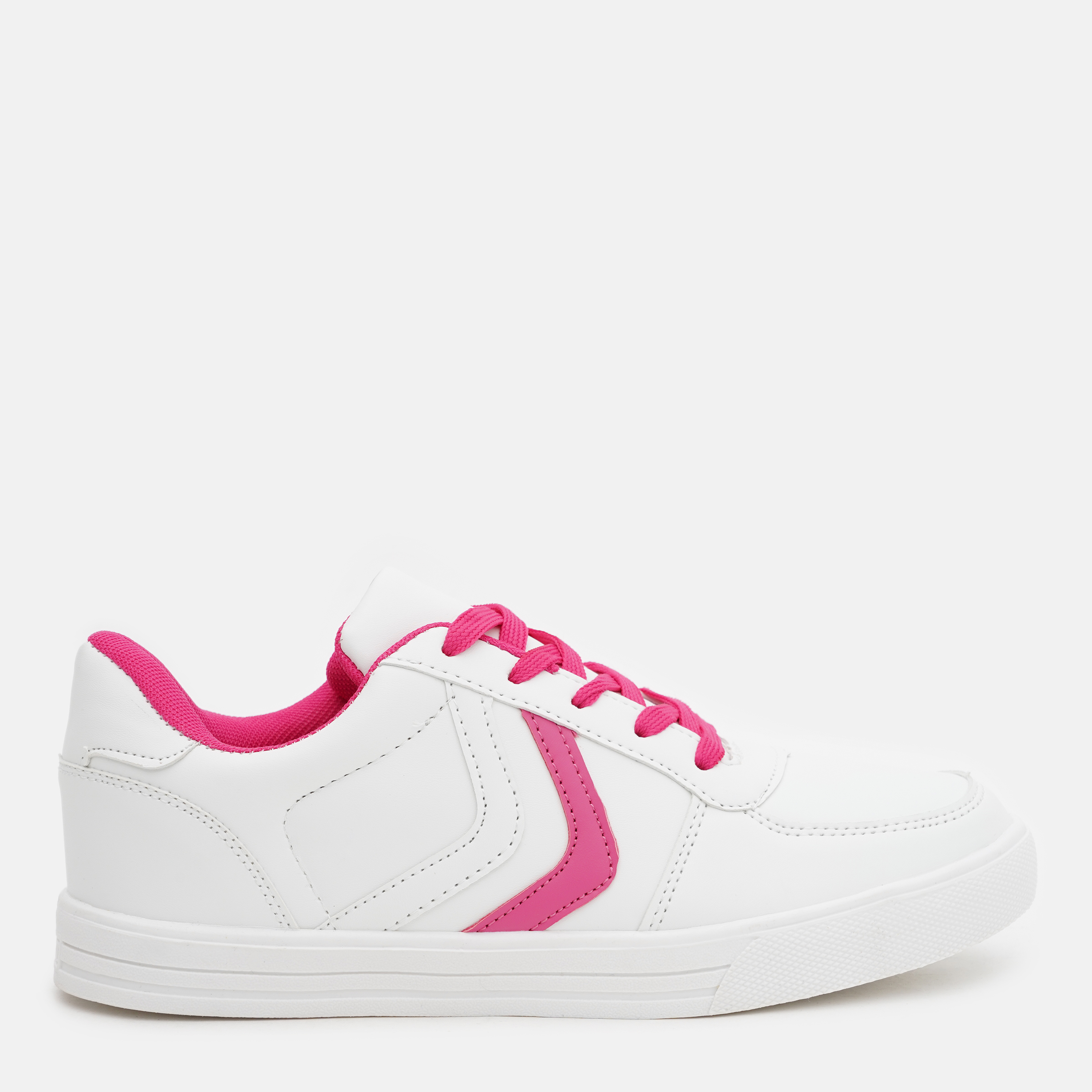 Акція на Жіночі кеди низькі FX shoes 17146-2 Classic White Pink 39 Білі від Rozetka