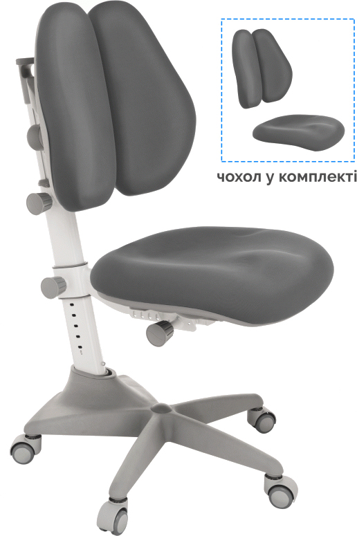

Кресло GT Racer C-1234 Orthopedic Grey