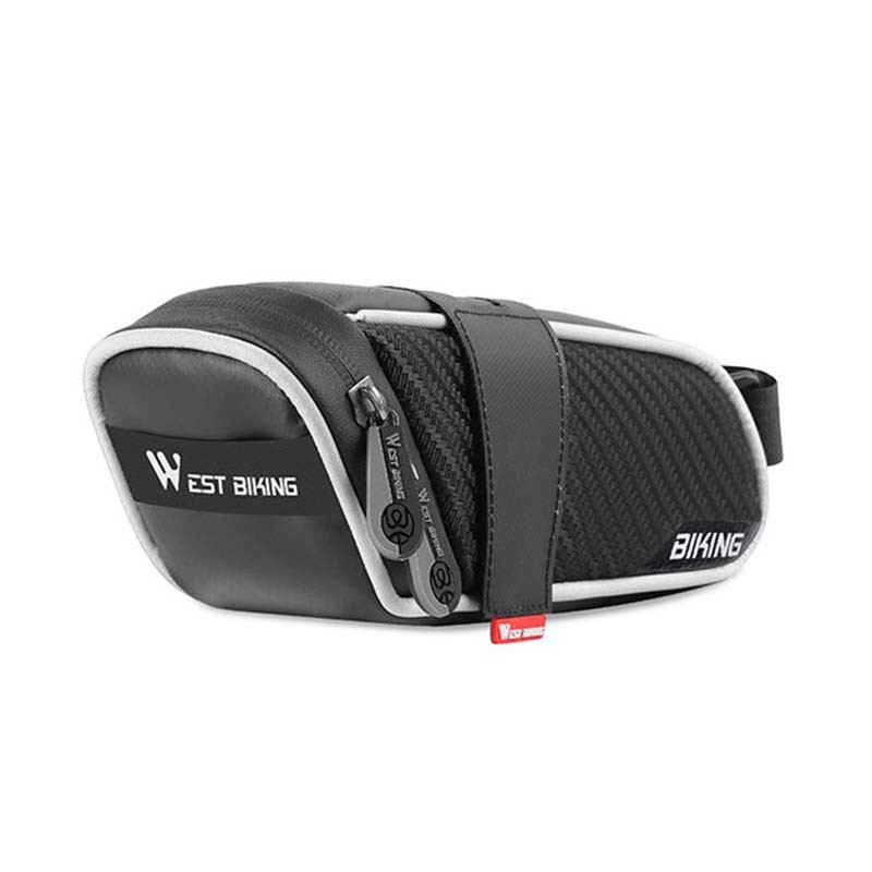 

Вело бардачок West Biking 0707229 Black + Gray сумка под седло