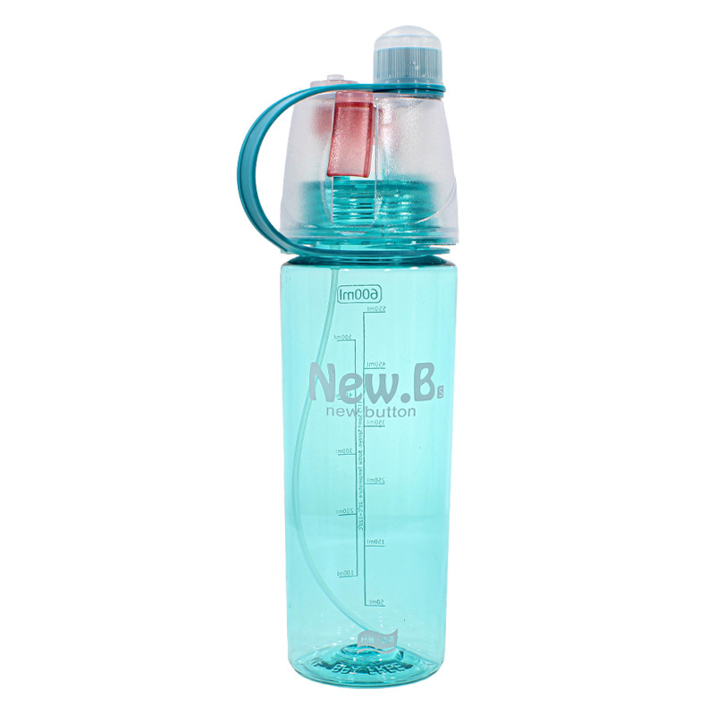 

Спортивная бутылка для воды Lesko DF-078 Blue с распылителем объемом 600ml для фитнеса тренировок
