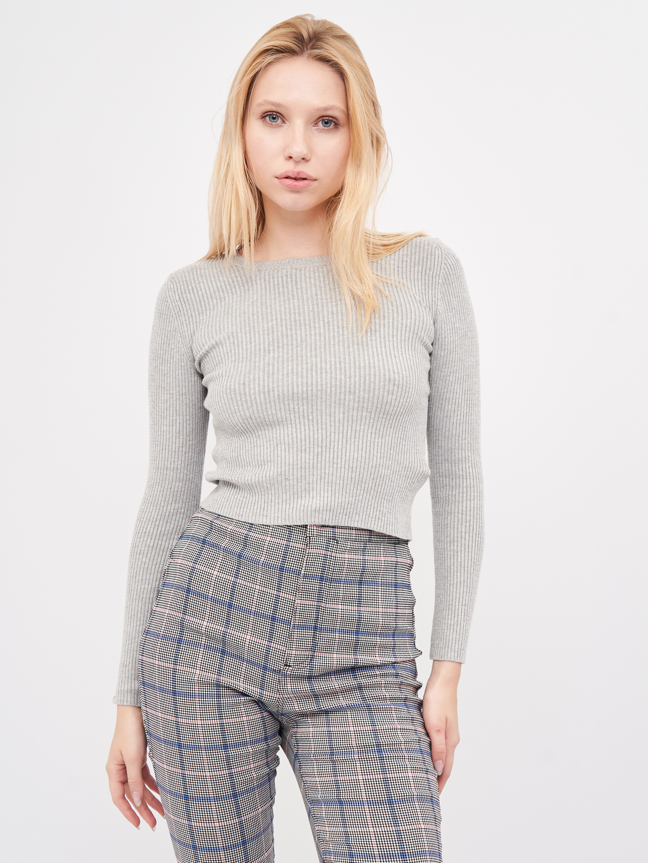 

Джемпер Pull & Bear 5558/326/803 L Светло-серый