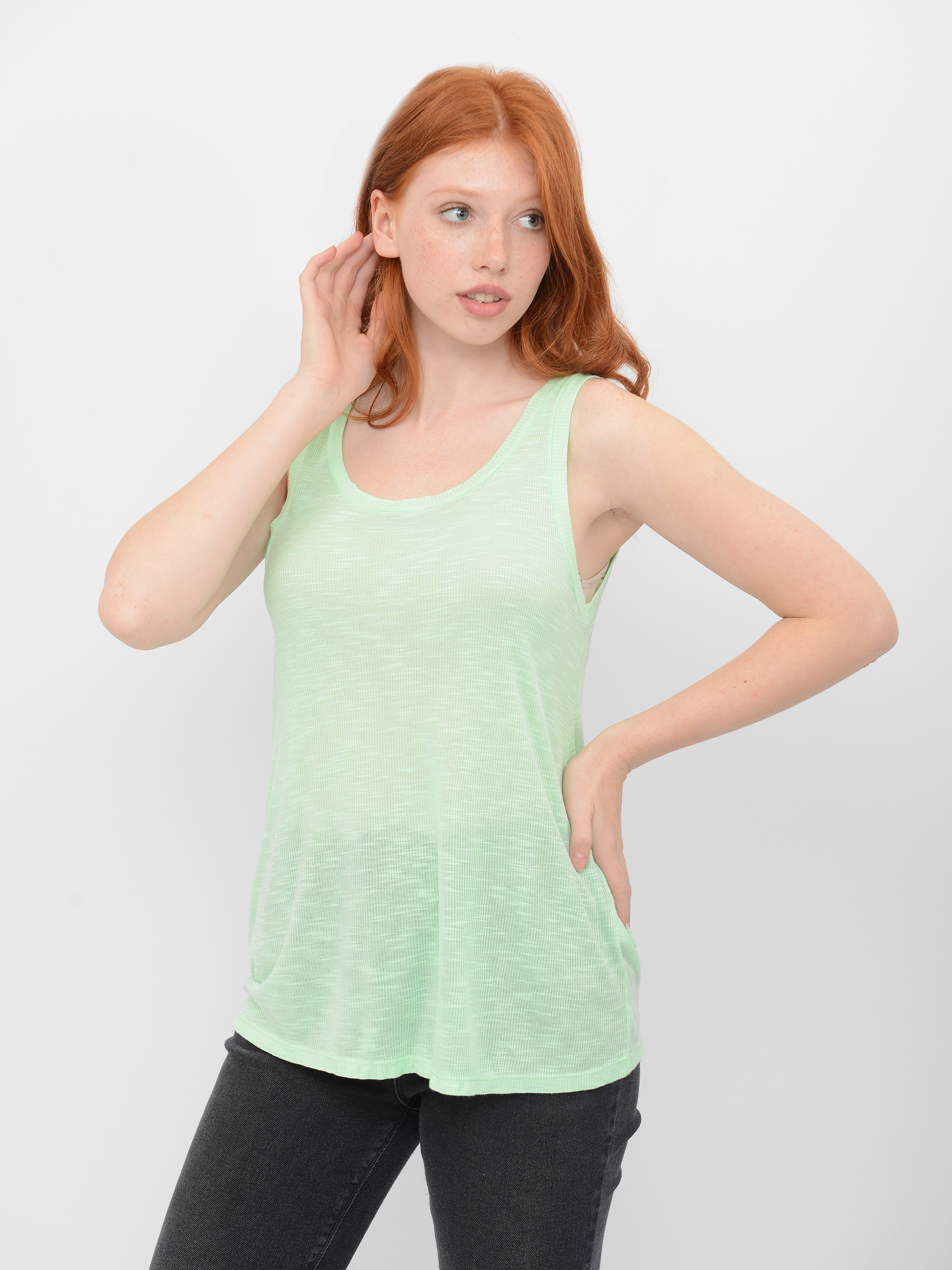 

Майка Pull & Bear 9232/314/509 L Салатовая