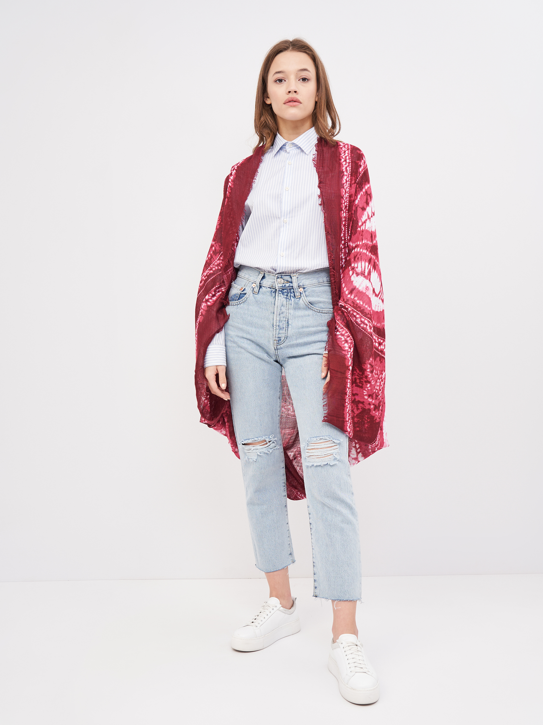 

Шарф Pull & Bear 9841/301/681 M Бордовый