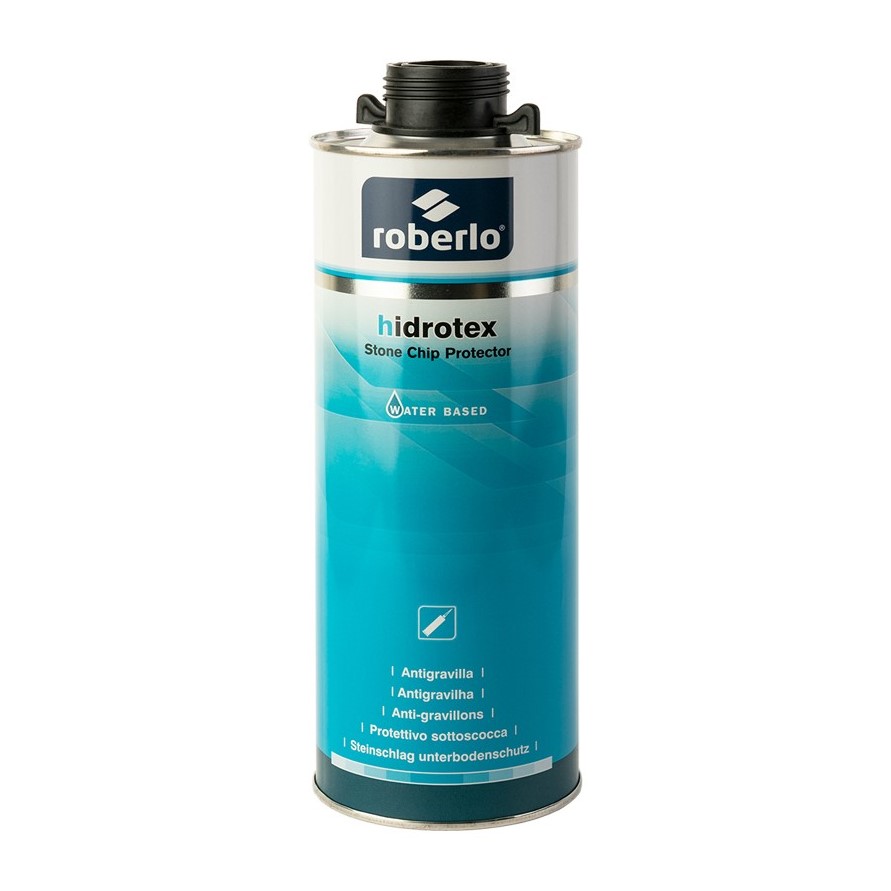 Антигравийное покрытие Roberlo HIDROTEX на водной основе 1л черное ...