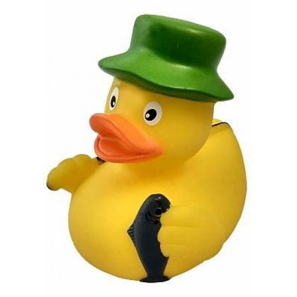 

Уточка Рыбак резиновая FunnyDucks арт. L1951