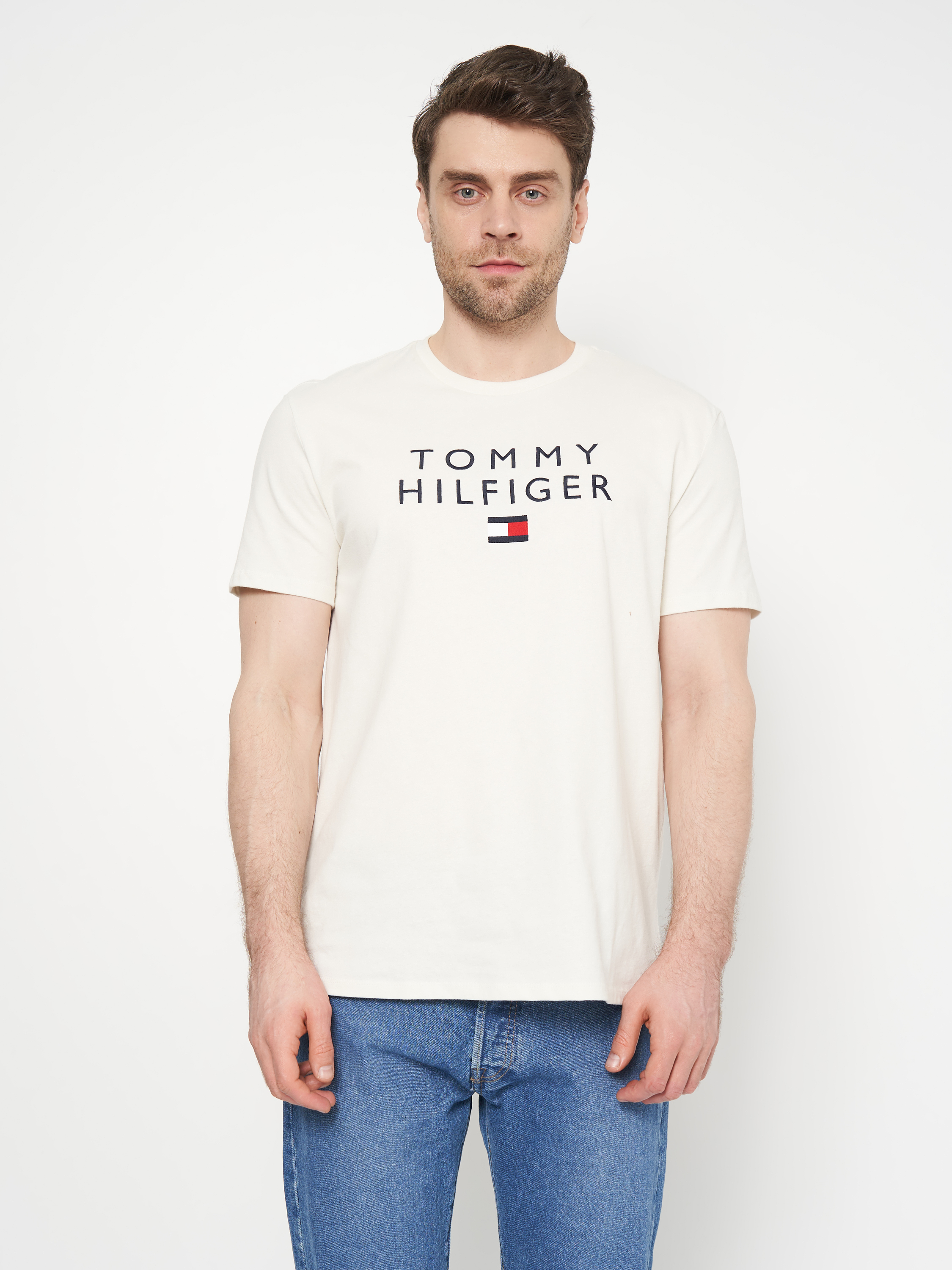 Акція на Футболка Tommy Hilfiger 681270008 2XL Сіра від Rozetka