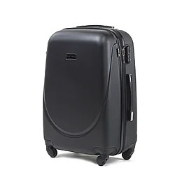 

Чемодан Wings 310 cредний Black на 4-х колесах с расширением (st2898)
