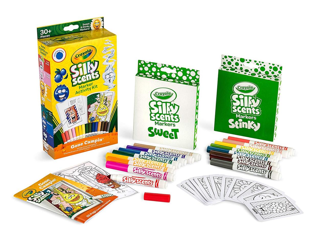 

Набір для творчості Crayola Silly Scents Marker Activity Ароматизовані фломастери - маркери 16 шт (04-0114)