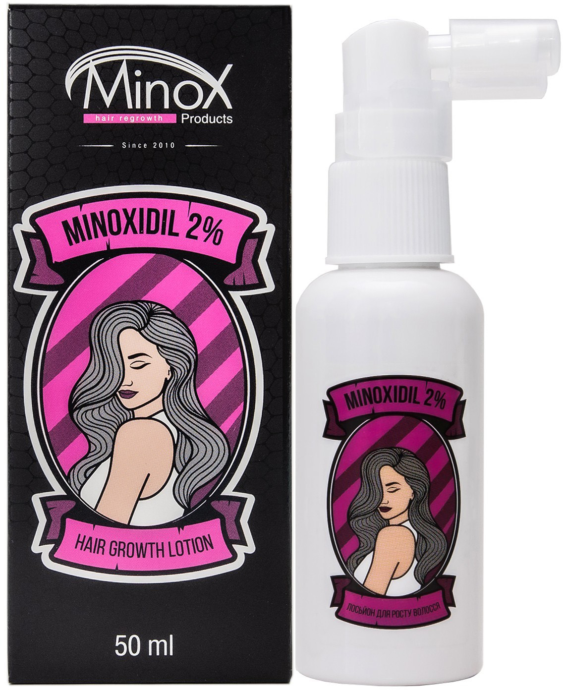 Лосьйон-спрей MinoX 2 для росту волосся 50 мл (4820146410015) – в ...