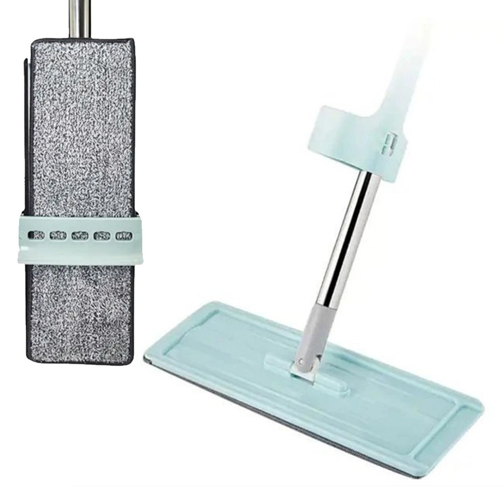 Швабра ледарка Spin Mop 360 блакитна з віджимом мікрофібра ...