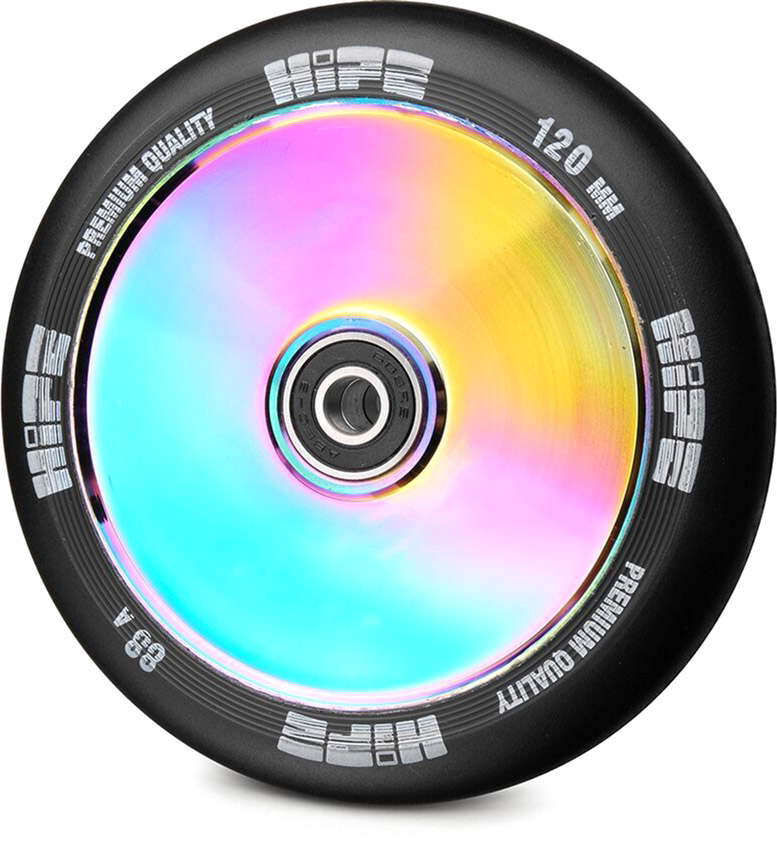 

Колесо для трюкового самоката HIPE LMT20 120 мм Black/Neo chrome (810006)