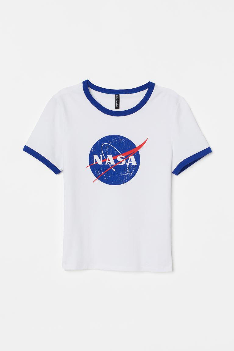 

Футболка H&M S5521 S Белая/NASA (P-6910806230386)
