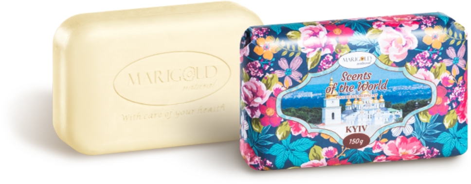 Натуральное парфюмированное мыло Ароматы мира "Киев" Marigold Natural ...
