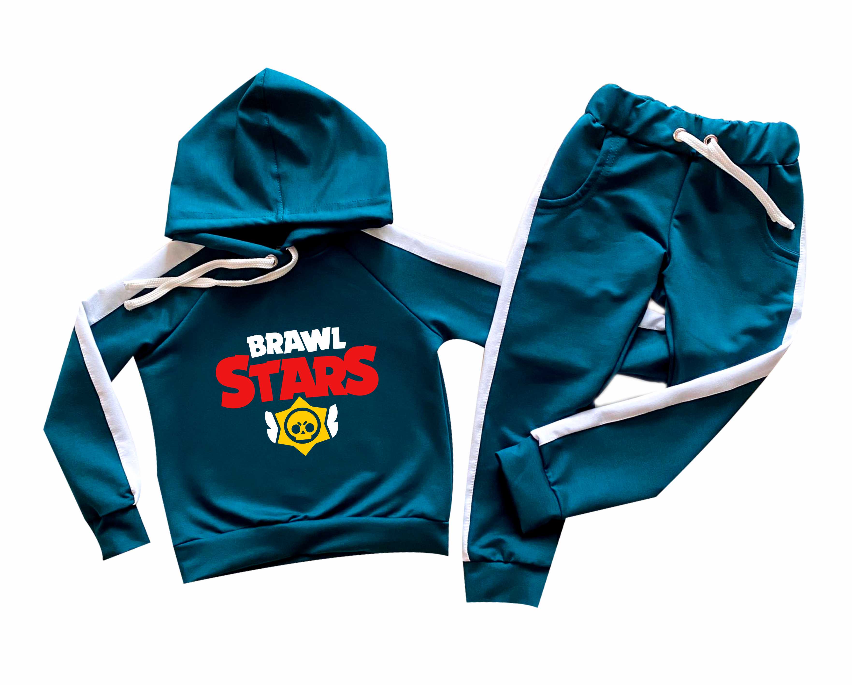 

Спортивный костюм Спиногрыз Brawl stars СПИ1500 бирюза 128 см