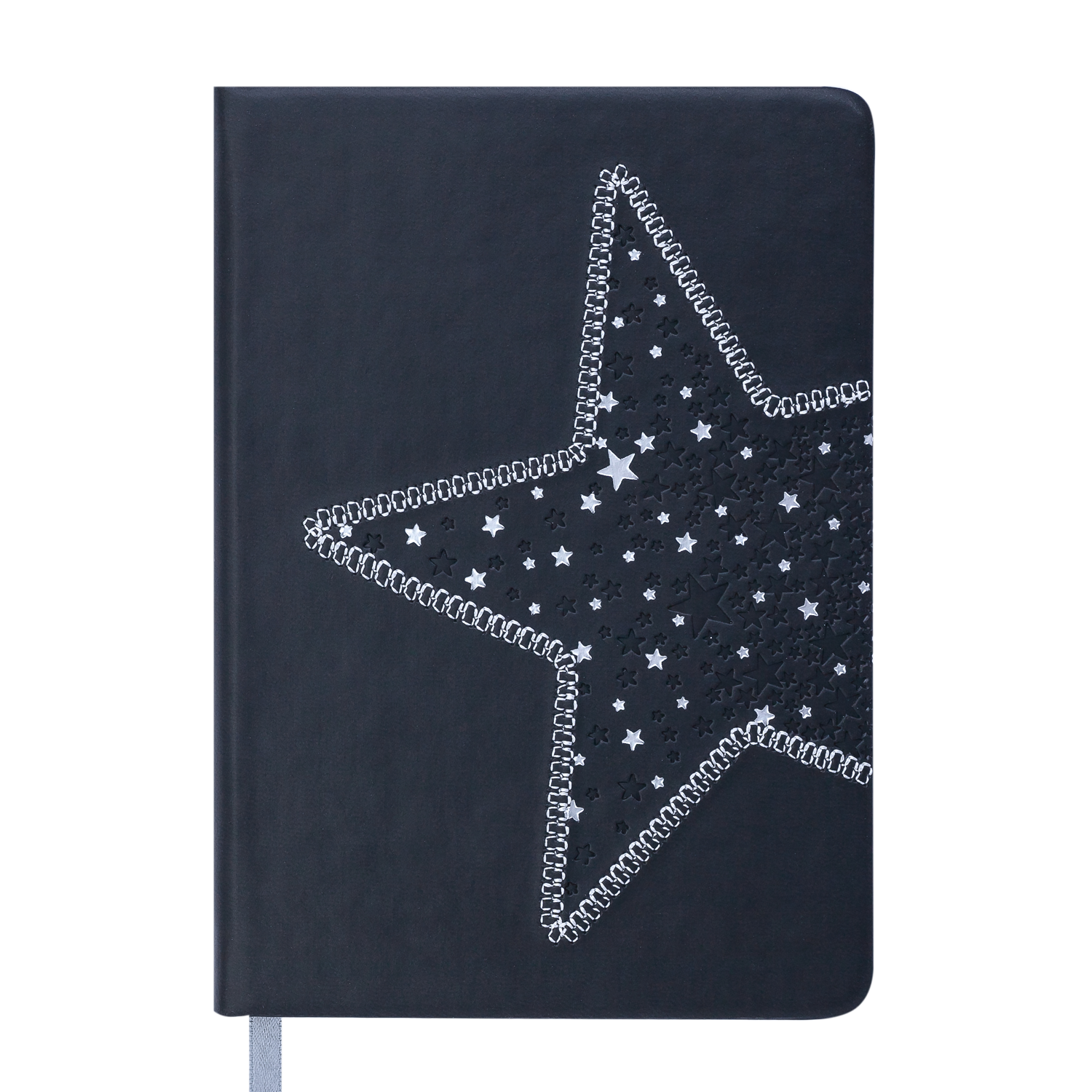 

Ежедневник недатированный Buromax Stella A6 из искусственной кожи 288 с. Черный (BM.2618-01)