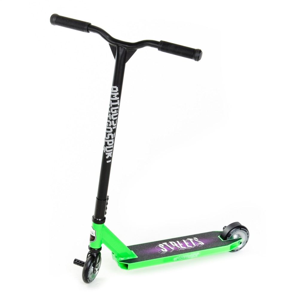 

Трюковой самокат AMIGO STREETS PRO (HIC) 110 мм зеленый ( 5366 )