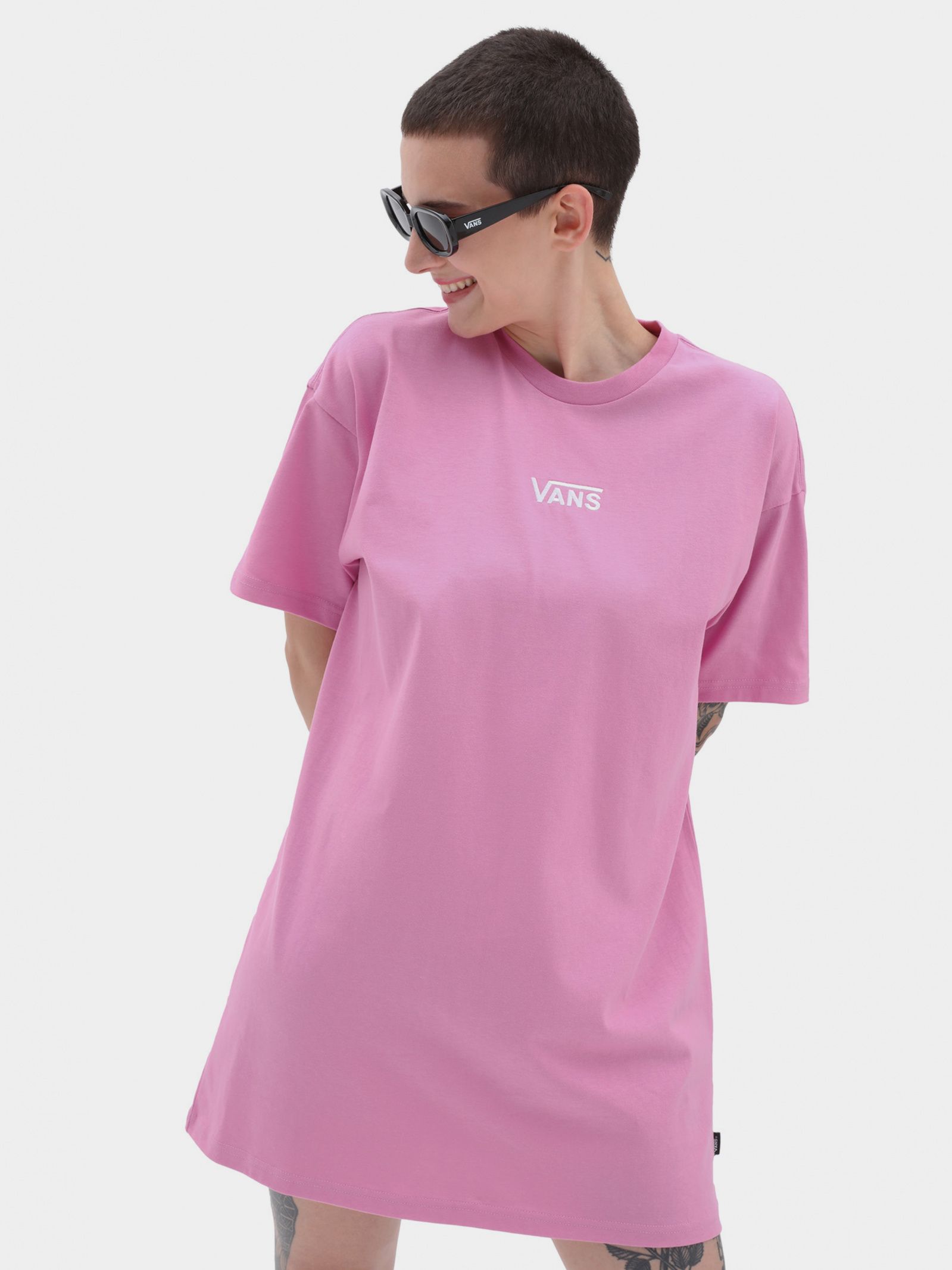 Акція на Сукня-футболка міні літня жіноча Vans VN0A4RU2BLH1 M Фіолетова від Rozetka