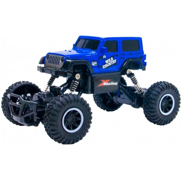 

Автомобиль OFF-ROAD CRAWLER на р/у – WILD COUNTRY (синий, аккум. 3,6V, 1:20)