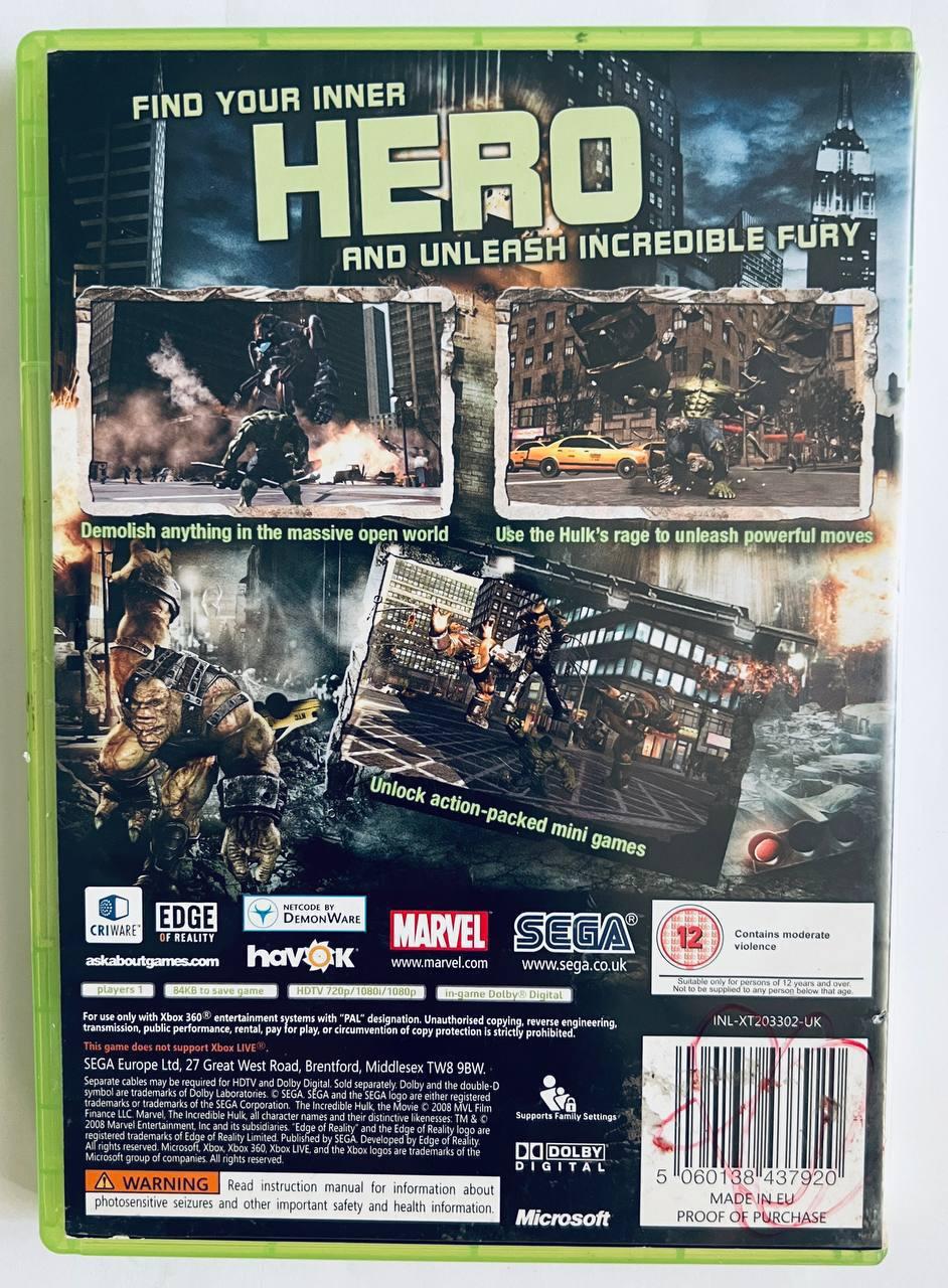 ROZETKA » The Incredible Hulk The Official Videogame, Б/У, английская  версия - диск для Xbox 360 от продавца: RetroGaming Shop купить в Украине:  цена, отзывы