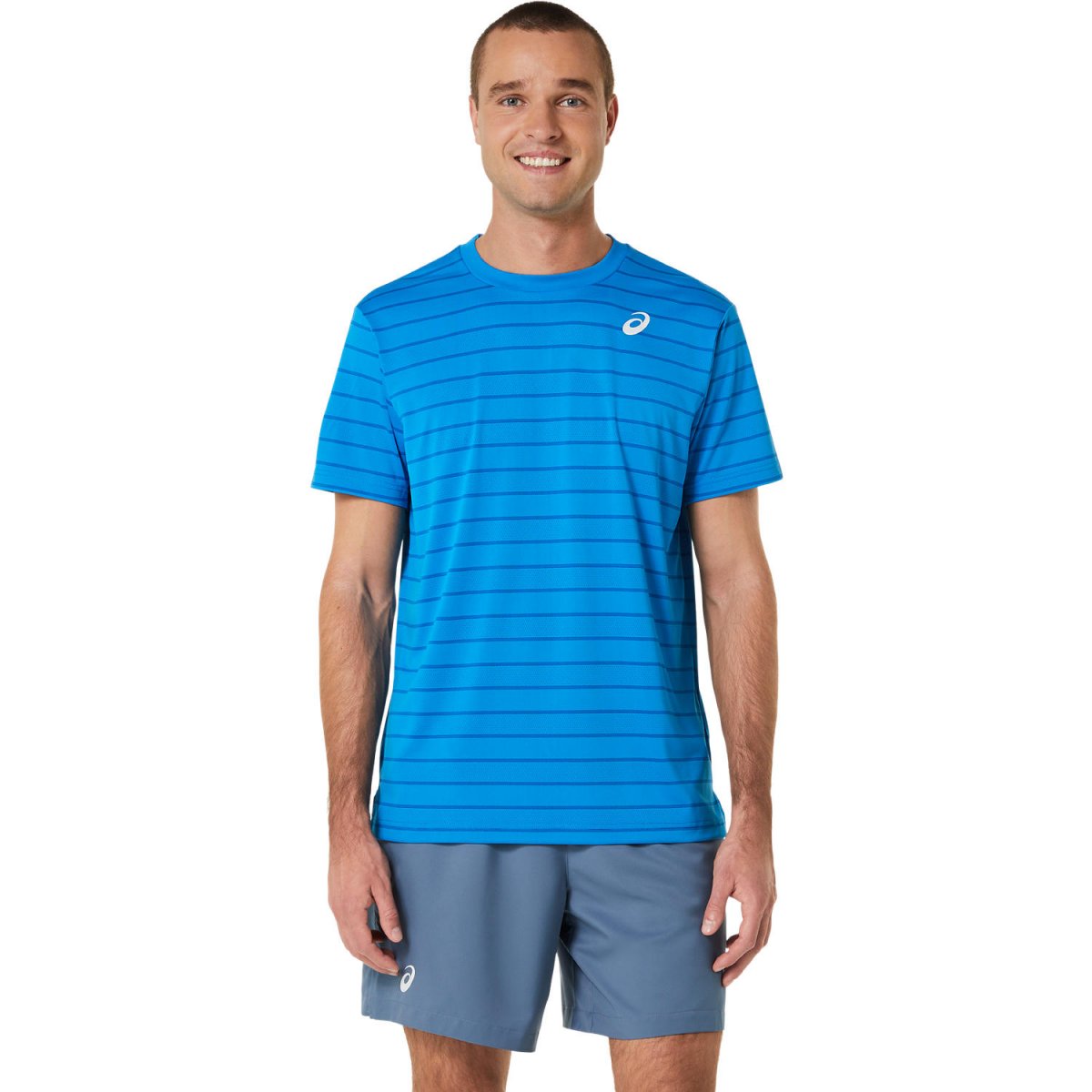 Футболка Asics MEN COURT STRIPE SS TOP XL синий c-2041A257-411 от ...