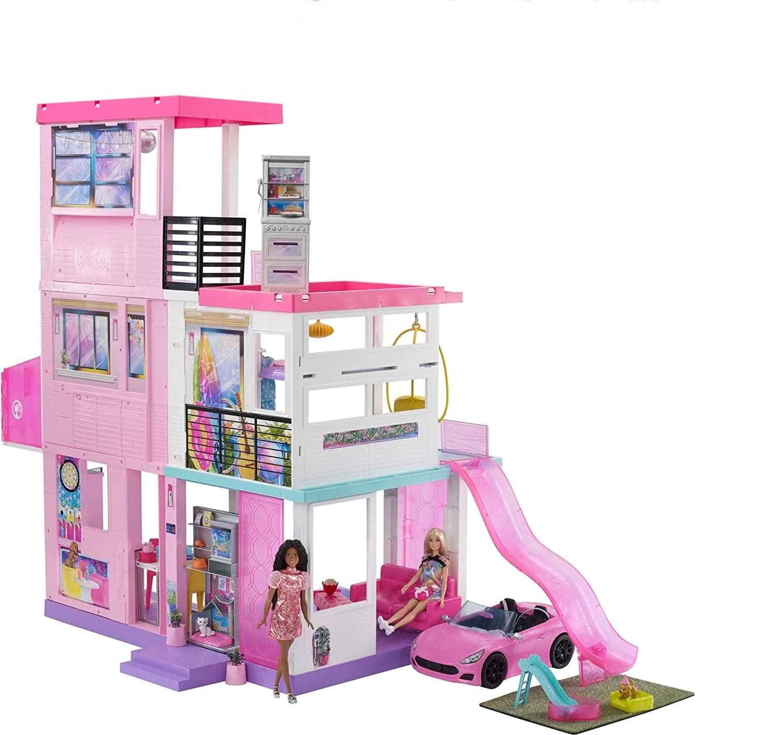 Дом мечты Барби Делюкс с 2 куклами и авто Barbie Deluxe Special Edition  60th DreamHouse Playset (HCD51) – фото, отзывы, характеристики в  интернет-магазине ROZETKA от продавца: Вuy here | Купить в Украине: