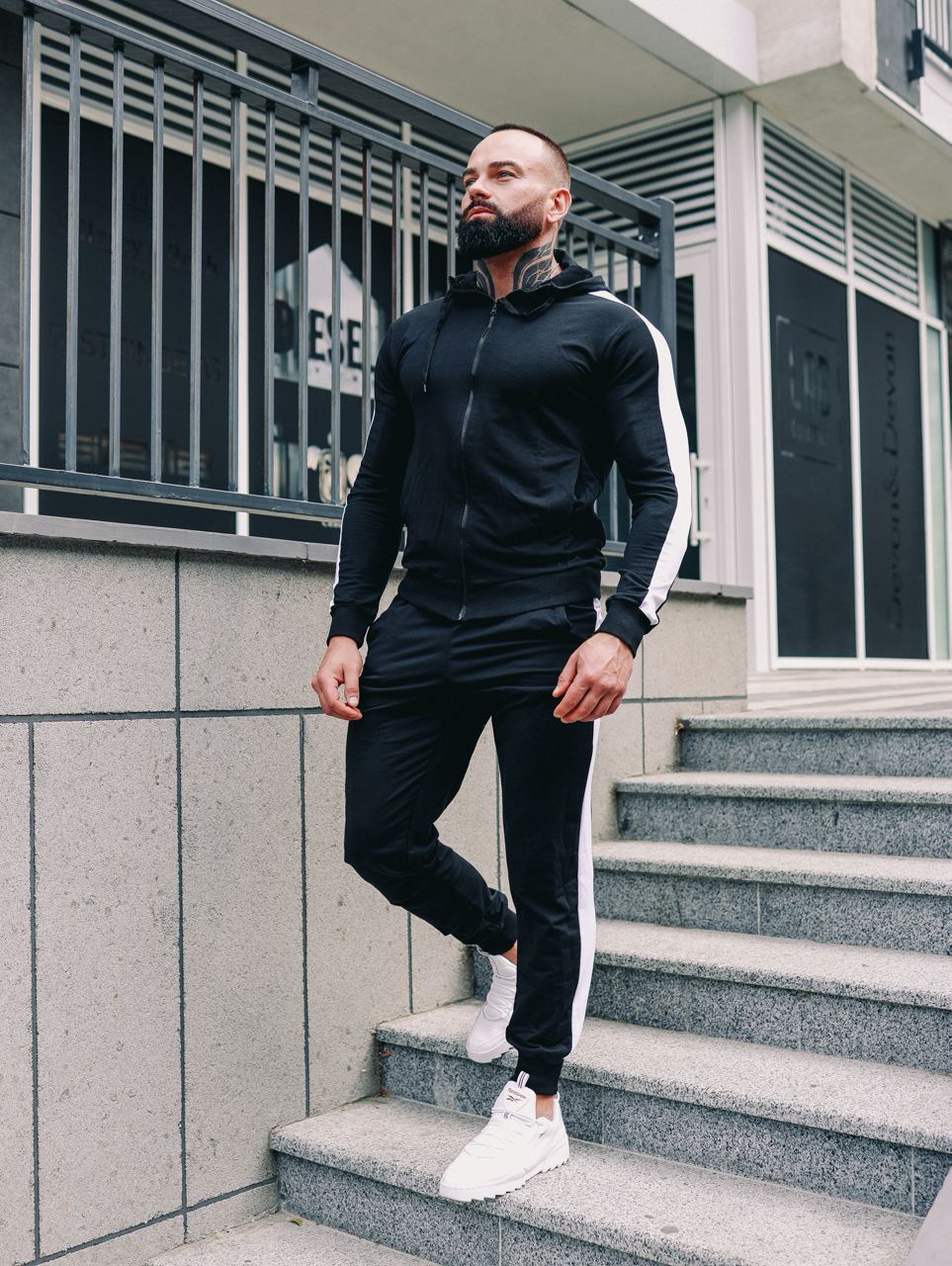 

Мужской спортивный костюм BD35888 рM черный