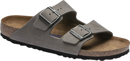 

Мужские шлепанцы Birkenstock Arizona Nubuck Two Strap Slide Soft Whale Gray Nubuck 44