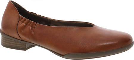 

Женские туфли Dansko Kira Ballet Flat Luggage Aniline Calf Leather 38