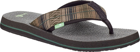 

Мужские вьетнамки, сланцы Sanuk Beer Cozy 2 TX Thong Sandal Brown Baja Blanket 42