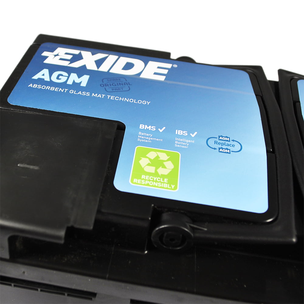 Автомобільний акумулятор EXIDE Start-Stop AGM 80Аh 800A R+ (правый