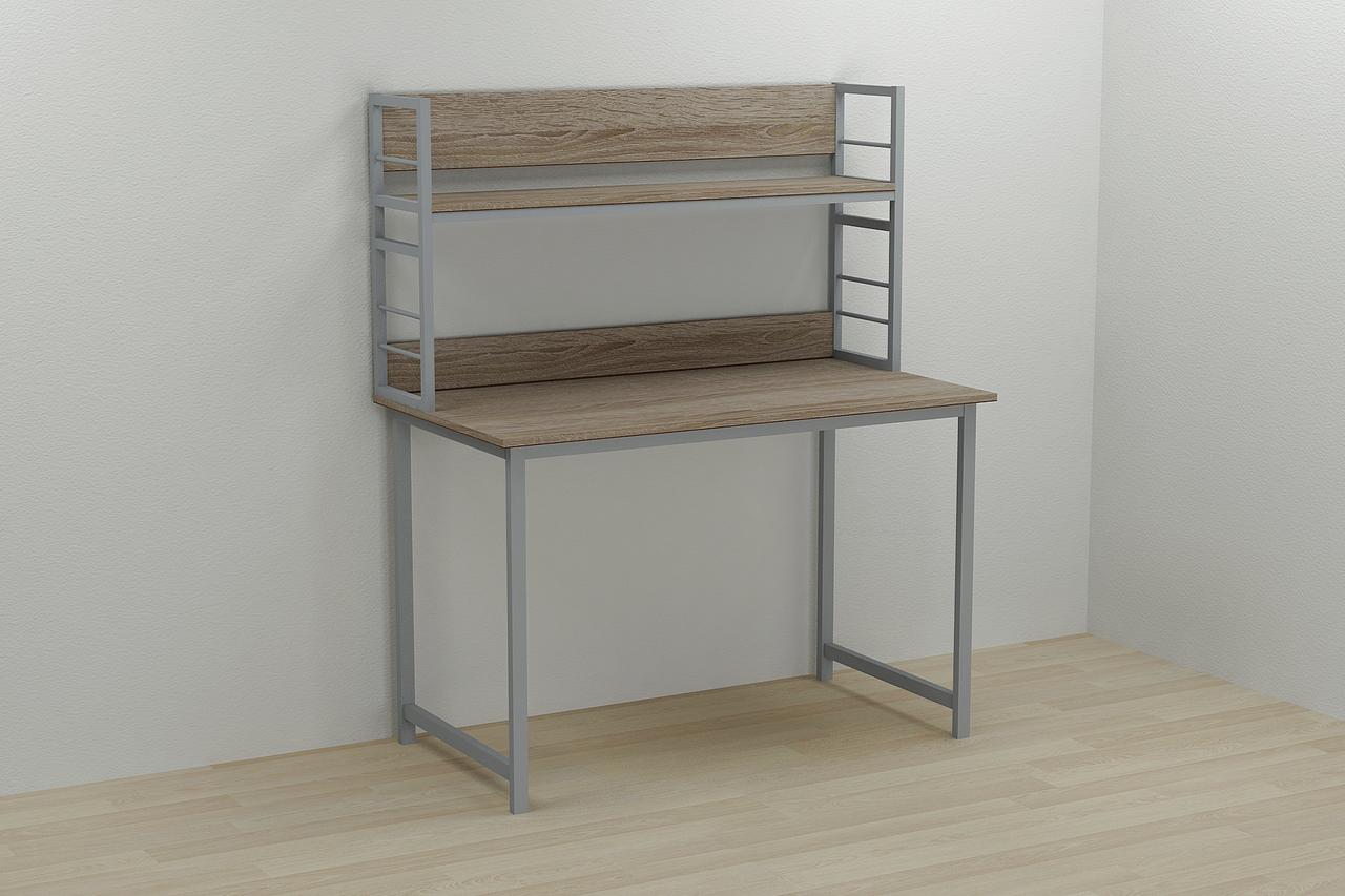 

Надстройка для стола Ferrum-decor Линкольн 60x100x28 Серый ДСП Сонома Трюфель