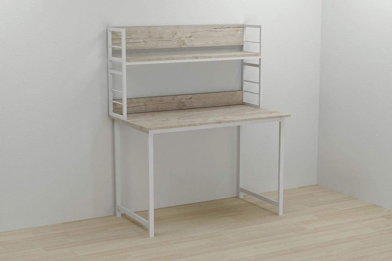 

Надстройка для стола Ferrum-decor Линкольн 60x140x28 Белый ДСП Дуб Шервуд